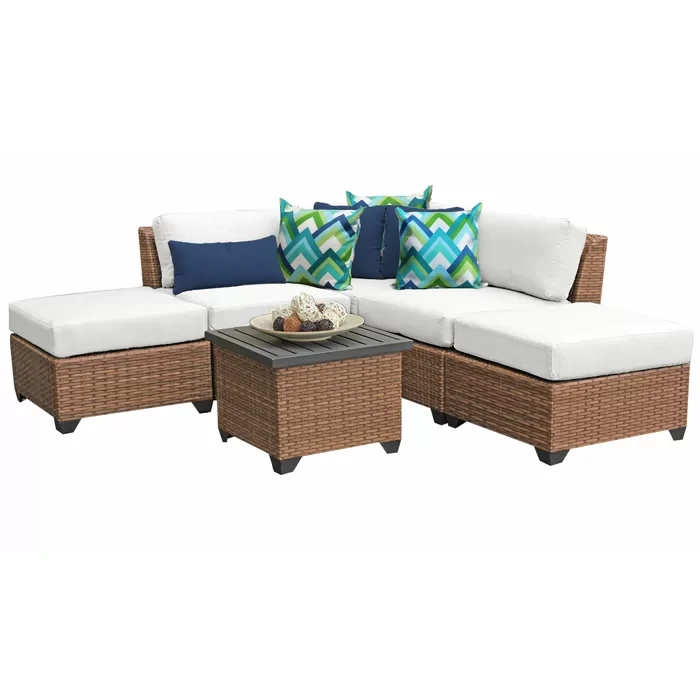 Ambroselli 2 - Person Outdoor Seating Group with Cushions