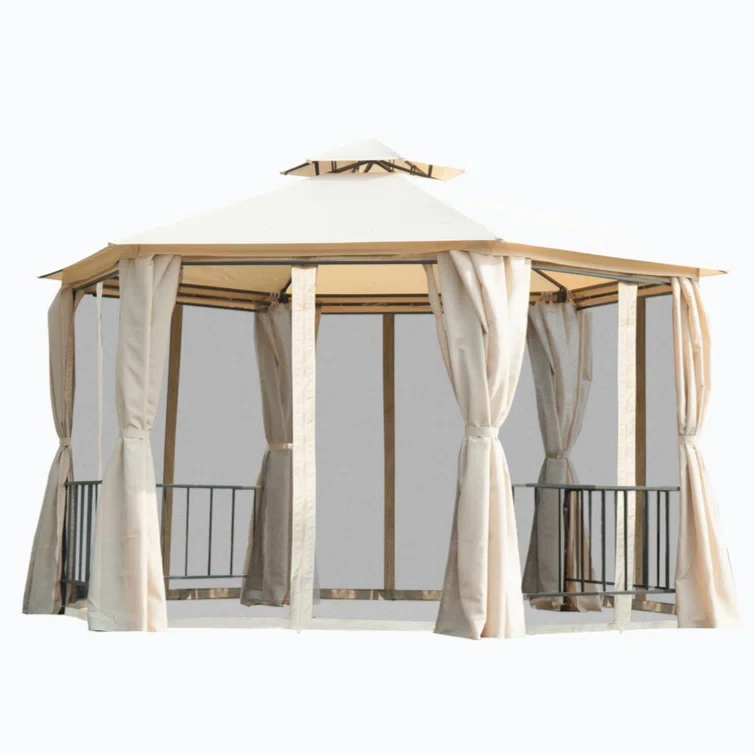 13 Ft. W x 13 Ft. D Steel Vault Gazebo