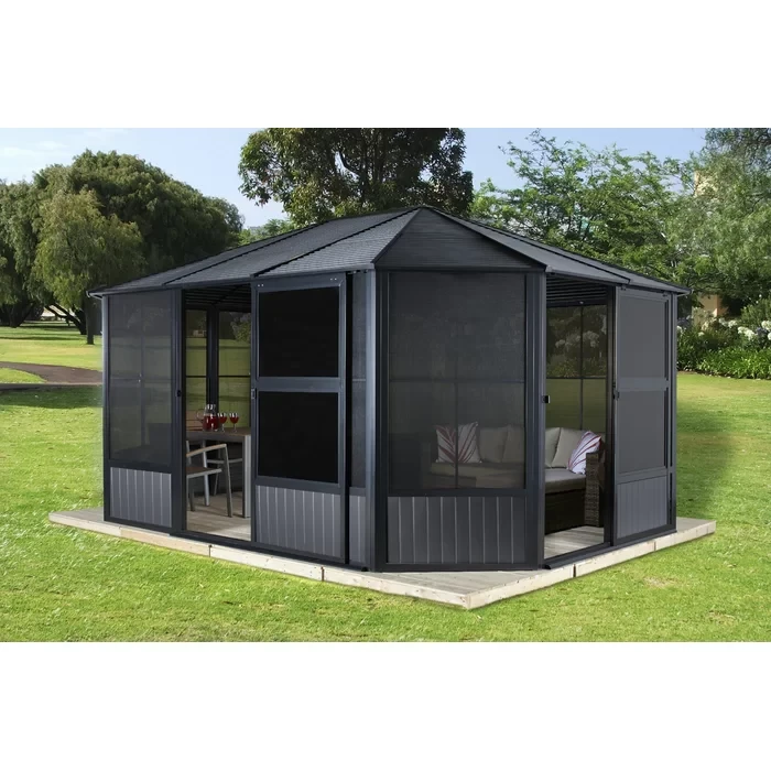 Sojag Charleston Solarium 9.1' H x 12' W x 18' D