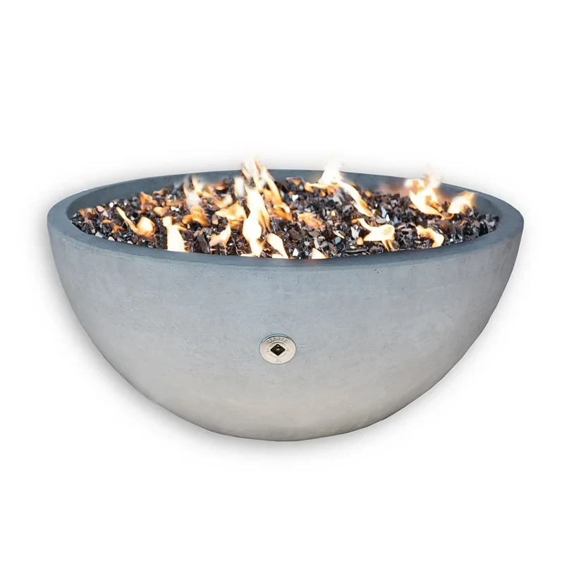 Anatoli 36" Solid Concrete Gas Fire Pit