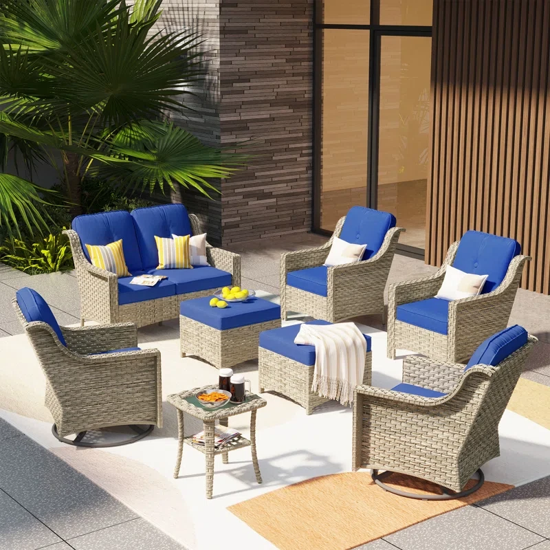 Daliya 6 - Person Outdoor Seating Group with Cushions