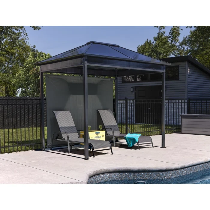 Danxia 7 Ft. W x 8 Ft. D Steel Patio Gazebo