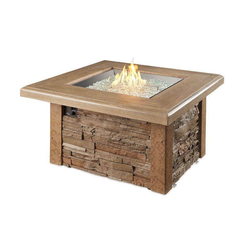 Sierra Stainless Propane/Natural Gas Fire Pit Table