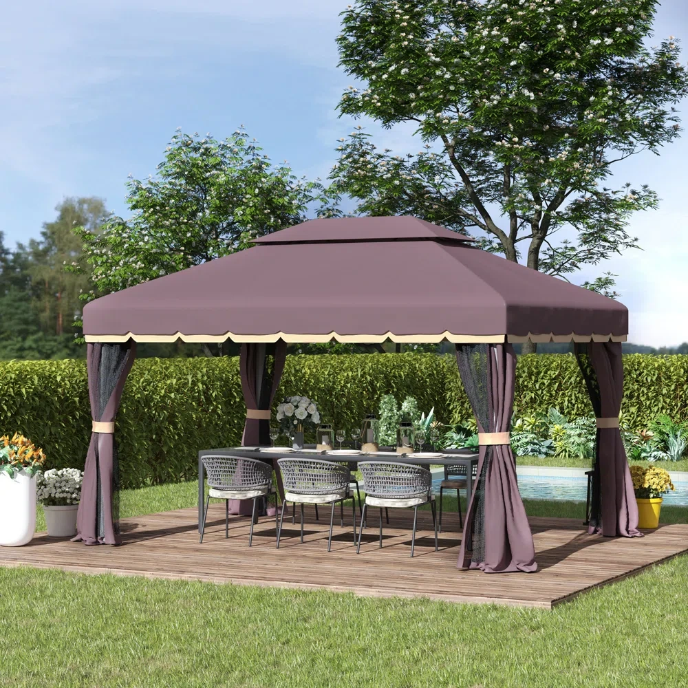 13 Ft. W x 10 Ft. D Patio Gazebo