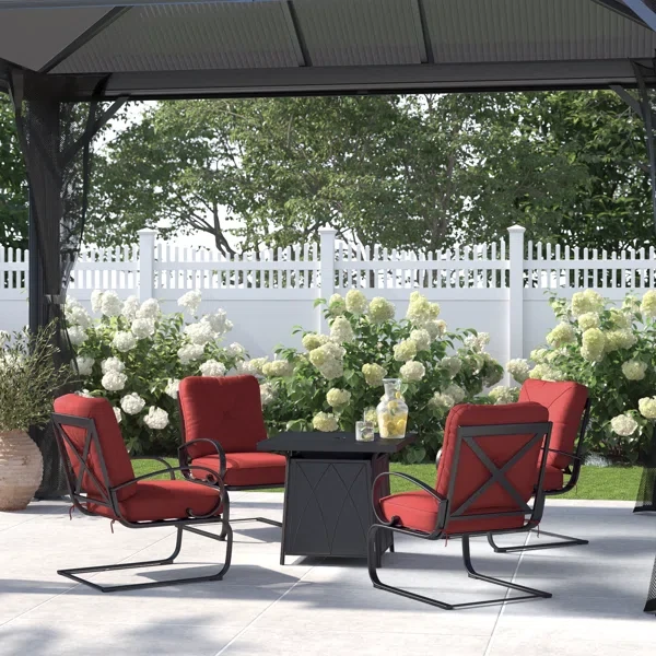 Alyah 4 - Person Outdoor Seating Group with Cushions