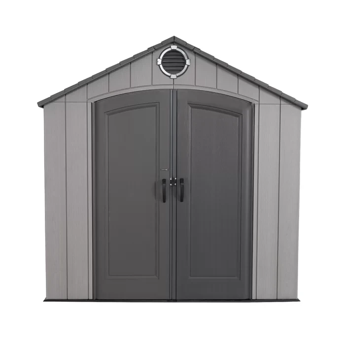 8 Ft. x 12.5 Ft. High-Density Polyethylene (Plastic) Steel Reinforced Outdoor Storage Shed