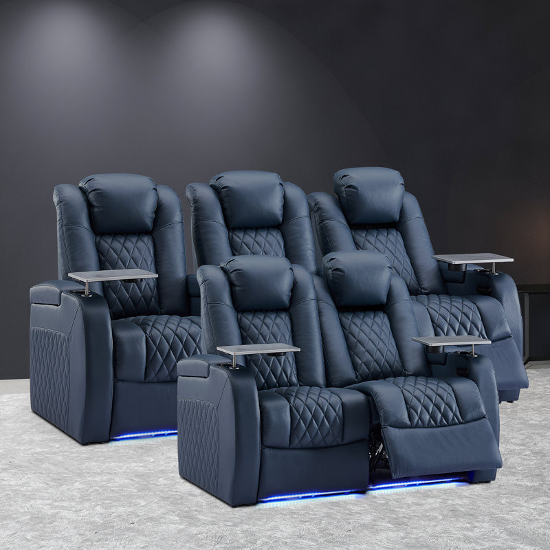 Home Theater Seating Movie Theater Seating Recliner Sofa Set of 5