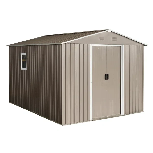 8 ft. x 10 ft. Metal Traditional Storage Shed