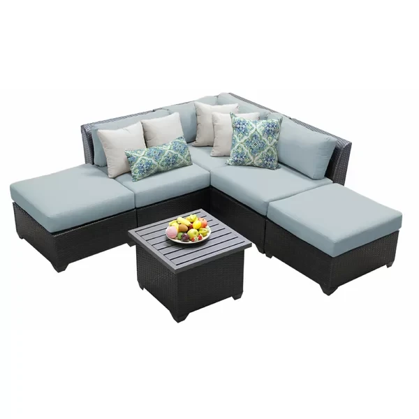 Anastase 5 - Person Outdoor Seating Group with Cushions