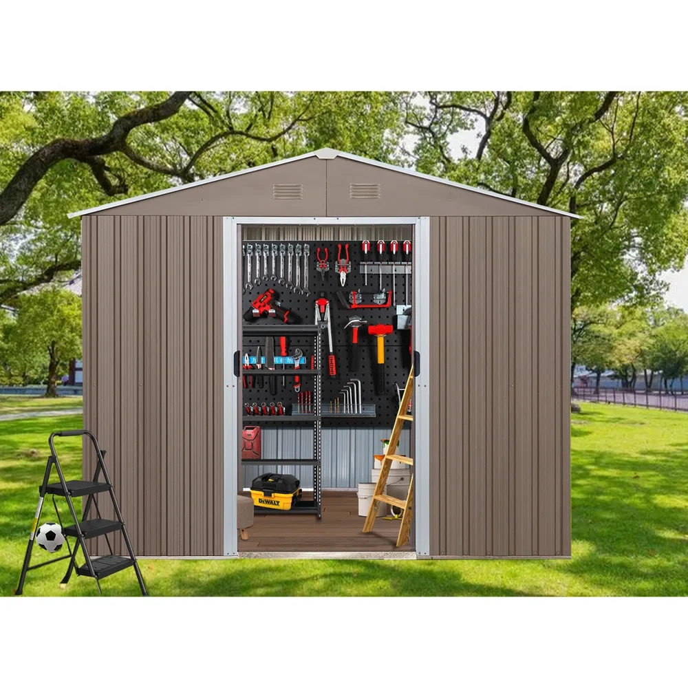 Metal Storage Shed With Metal Base Frame Kit