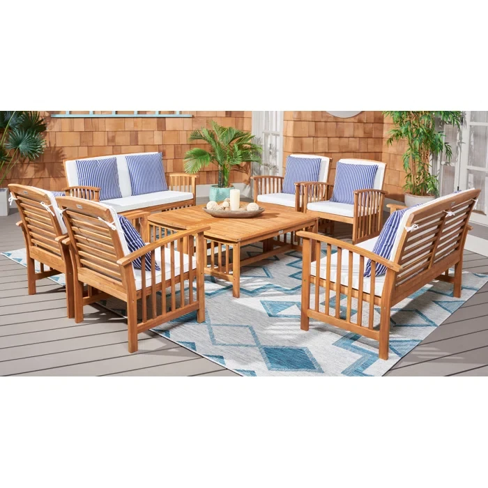 Arkadian 8 - Person Outdoor Seating Group with Cushions