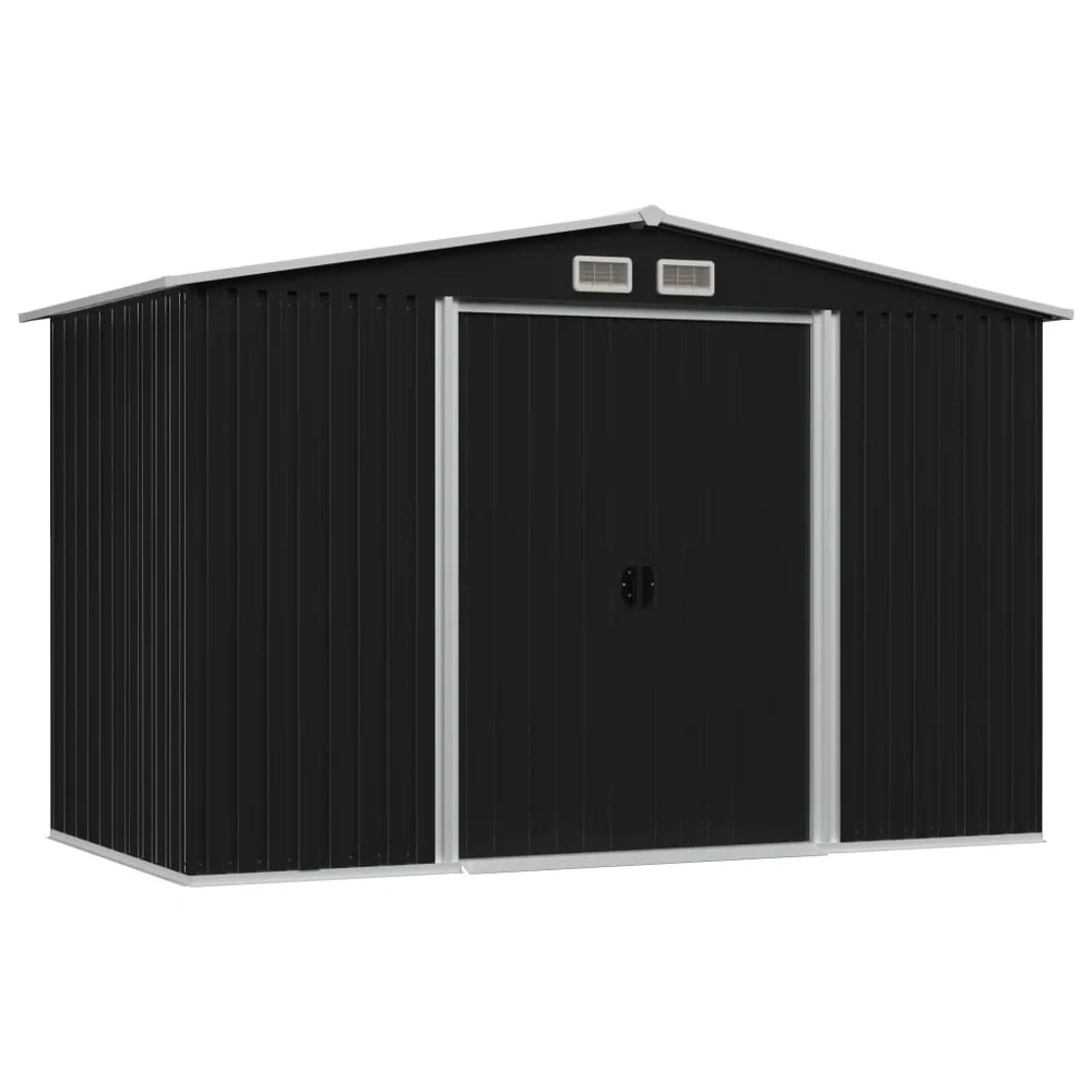 VidaXL Outdoor Storage Shed Garden Shed Patio Metal Storage Shed Backyard Shed