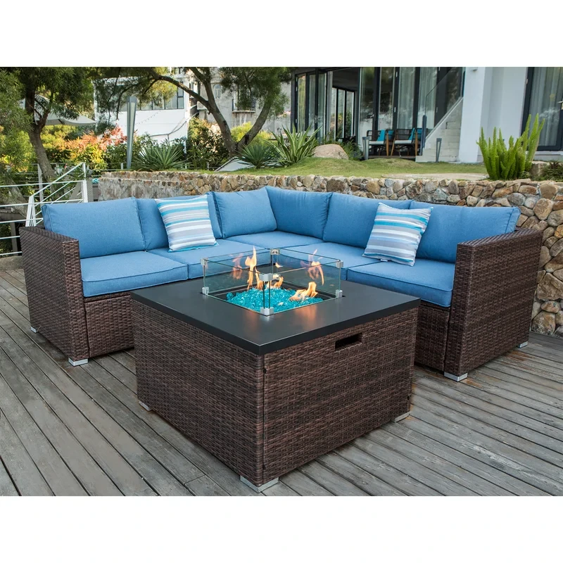 Maia 5 - Person Outdoor Seating Group with Cushions