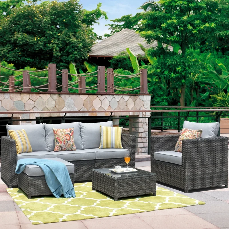 4 - Person Outdoor Seating Group with Cushions