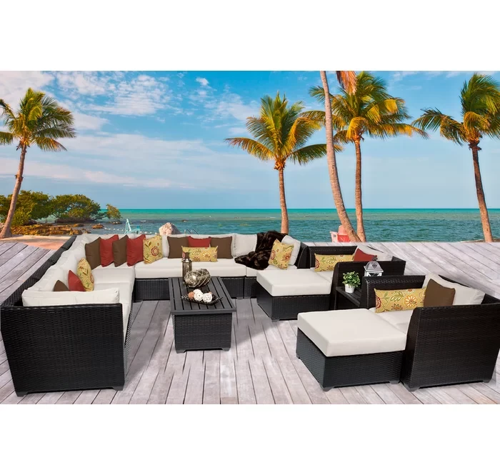 Anastase 9 - Person Outdoor Seating Group with Cushions