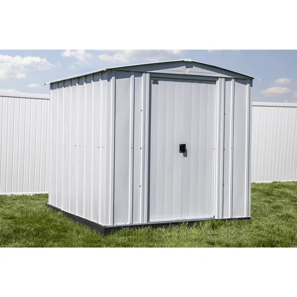 6 ft. W x 7 ft. D Steel Vertical Storage Shed