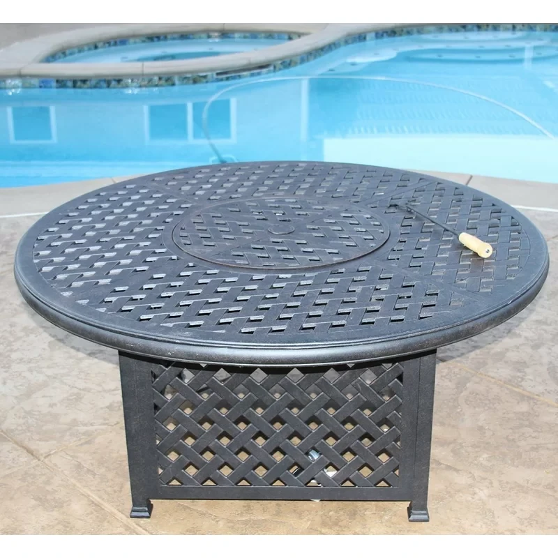 Nola Aluminum Propane Fire Pit Table