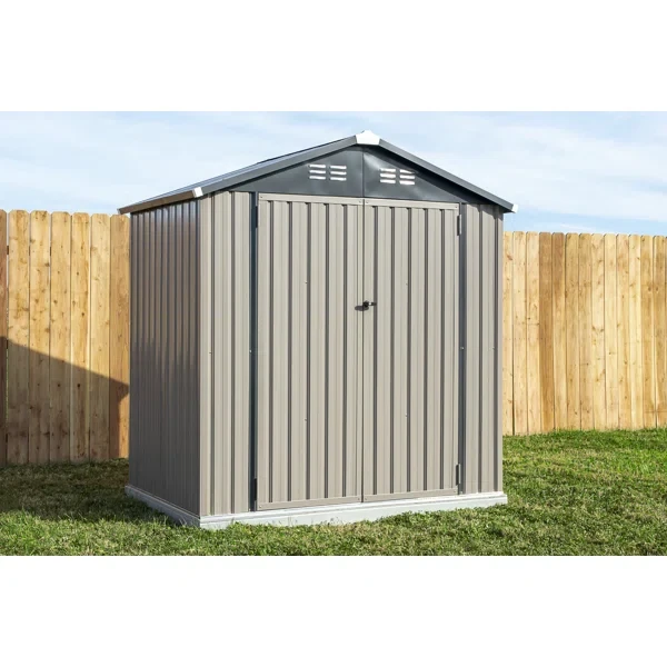 6 ft. W x 4 ft. D Arrow Metal Storage Shed