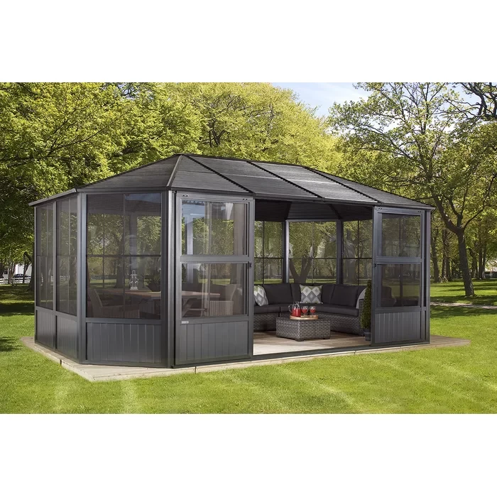 Sojag Charleston Solarium 9.1' H x 12' W x 15' D