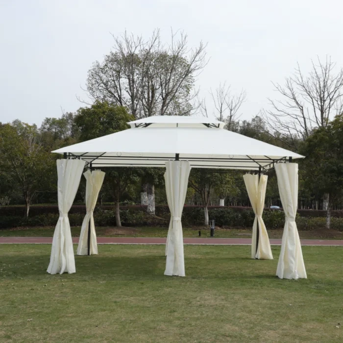 13 Ft. W x 10 Ft. D Metal Patio Gazebo