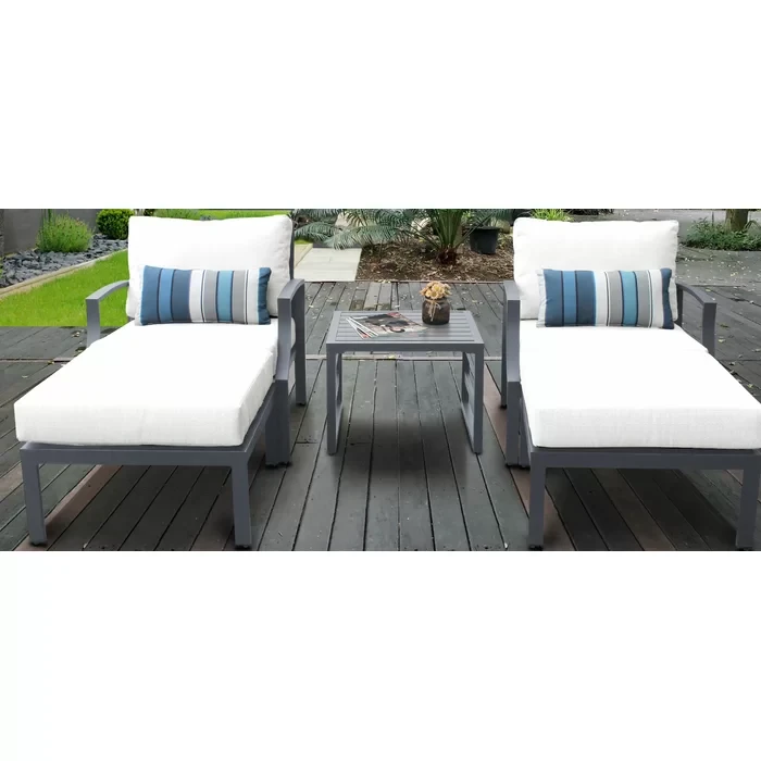 Analyssia 2 - Person Outdoor Seating Group with Cushions