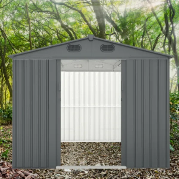 Metal Storage Shed 78" H x 97" W x 146" D