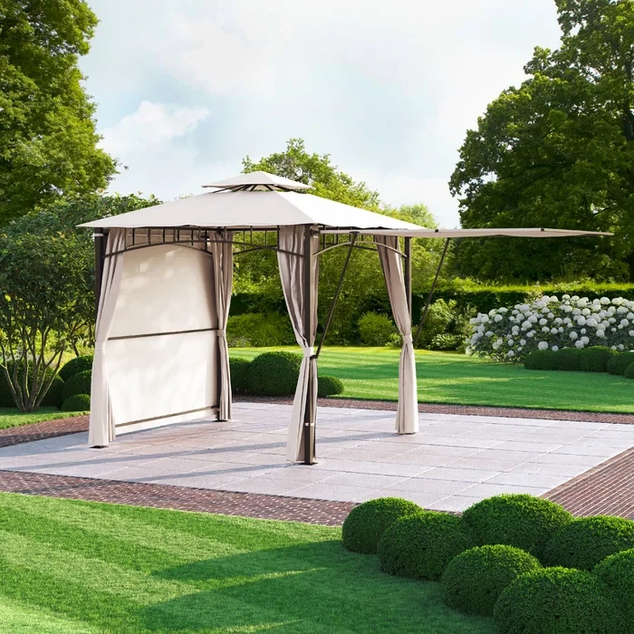 Sahara 10 Ft. W x 10 Ft. D Metal Patio Gazebo