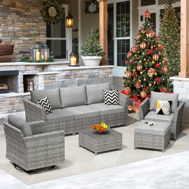 Outdoor Seating Group with Cushions