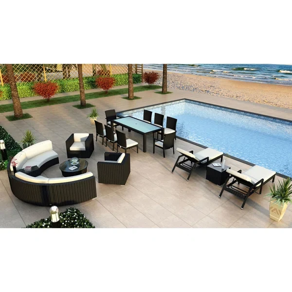 Kaneb 16 - Person Outdoor Seating Group with Cushions