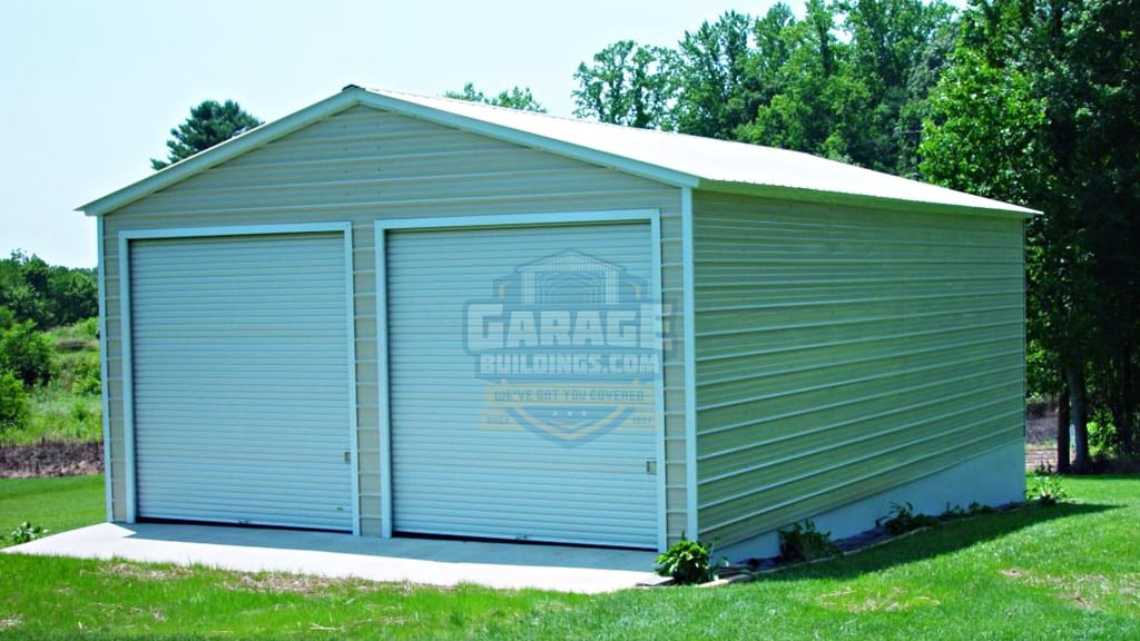 Metal Garage 24'x31' Double garage