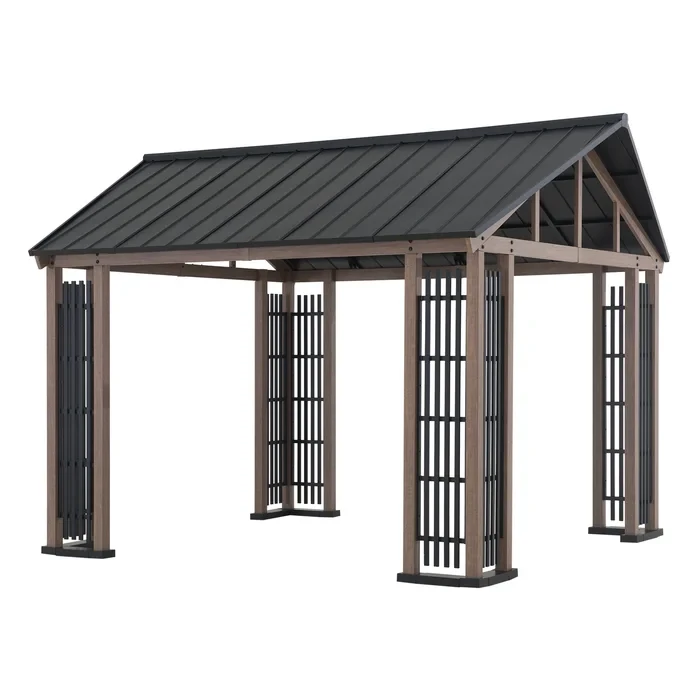 Summercove Portsmouth 13 Ft. W X 11 Ft. D Steel Gazebo