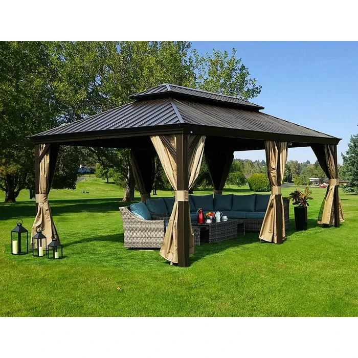 Alexander 20 Ft. W x 12 Ft. D Aluminum Patio Gazebo