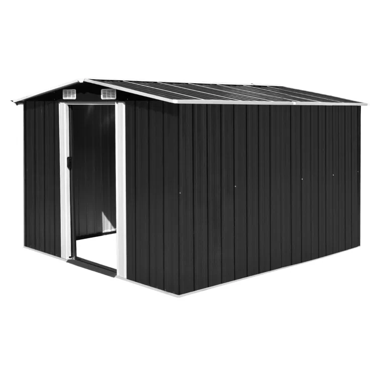 8 ft. W x 10 ft. D Metal Storage Shed