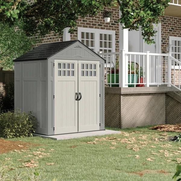 Suncast 6 ft. x 5 ft. Resin Storage Shed