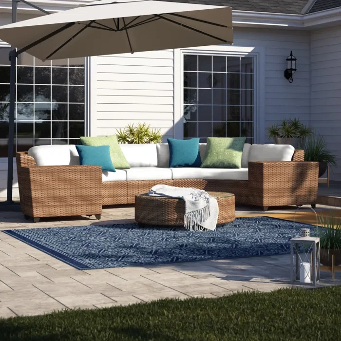 Ambroselli 10 - Person Outdoor Seating Group with Cushions