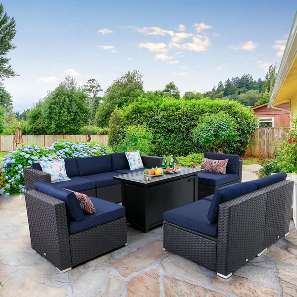 Mcgahan 7 - Person Outdoor Seating Group with Cushions