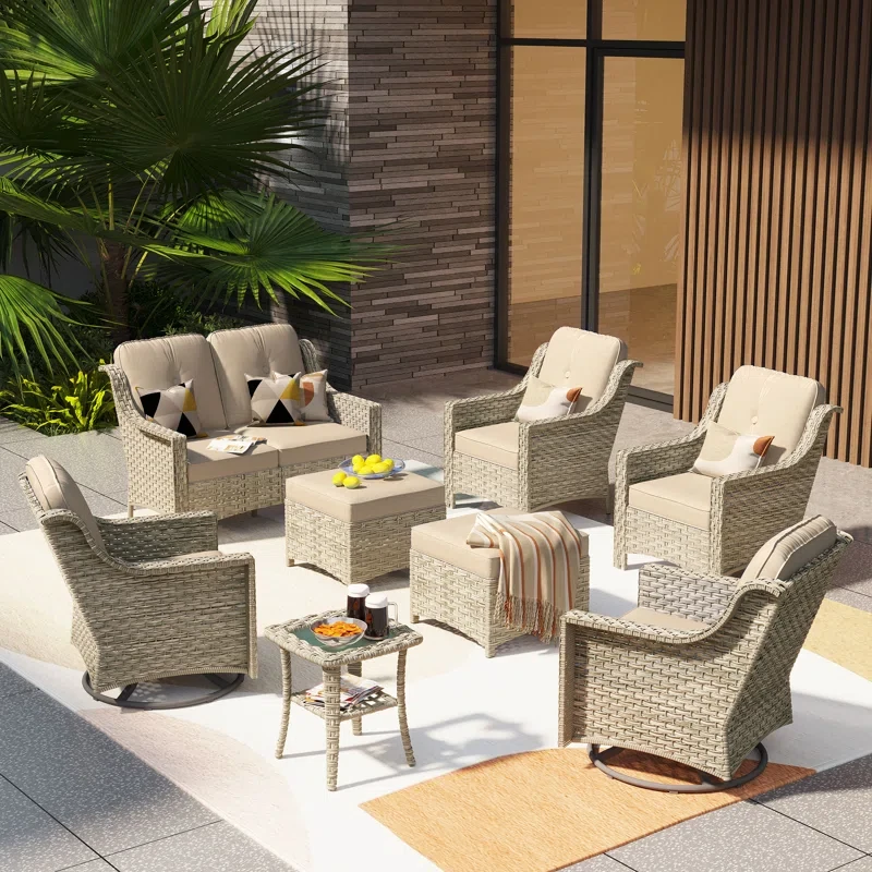 Daliya 6 - Person Outdoor Seating Group with Cushions