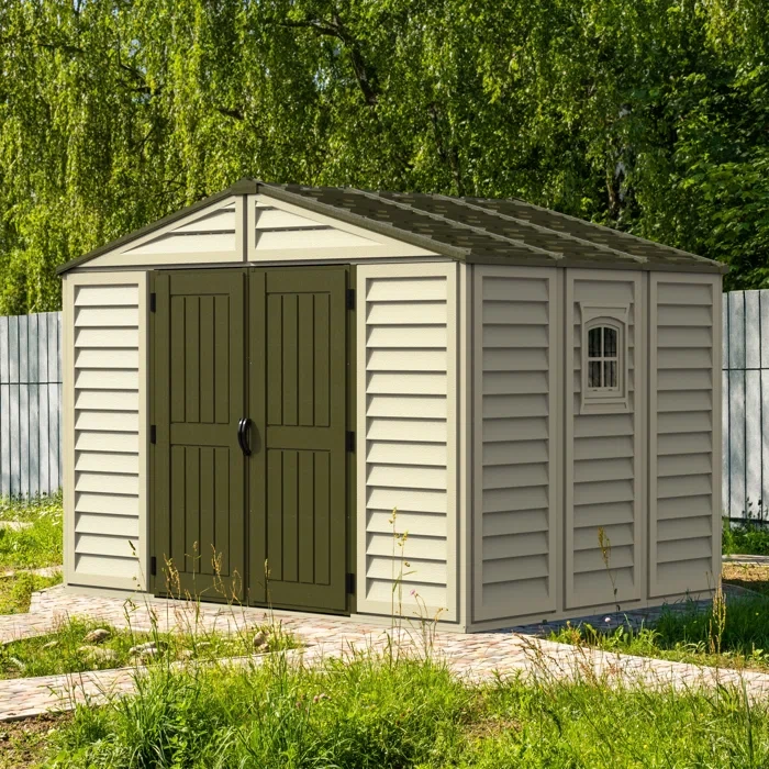 Woodbridge Plus 10.5 ft. W x 8 ft. D Plastic Storage Shed