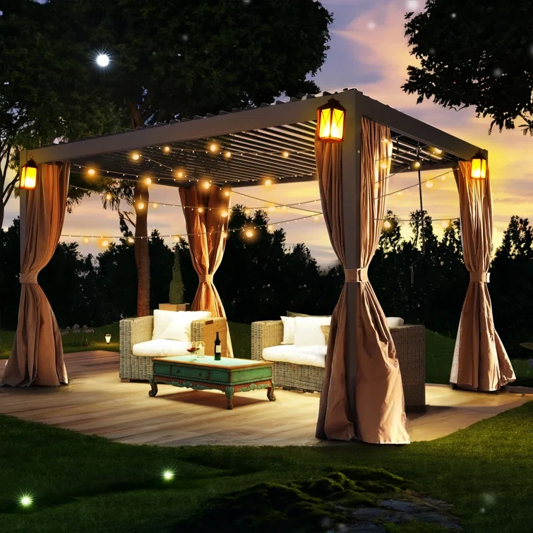 10 Ft. W x 13 Ft. D Aluminum Pergola