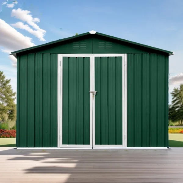 9 ft. W x 6 ft. D Metal Storage Shed