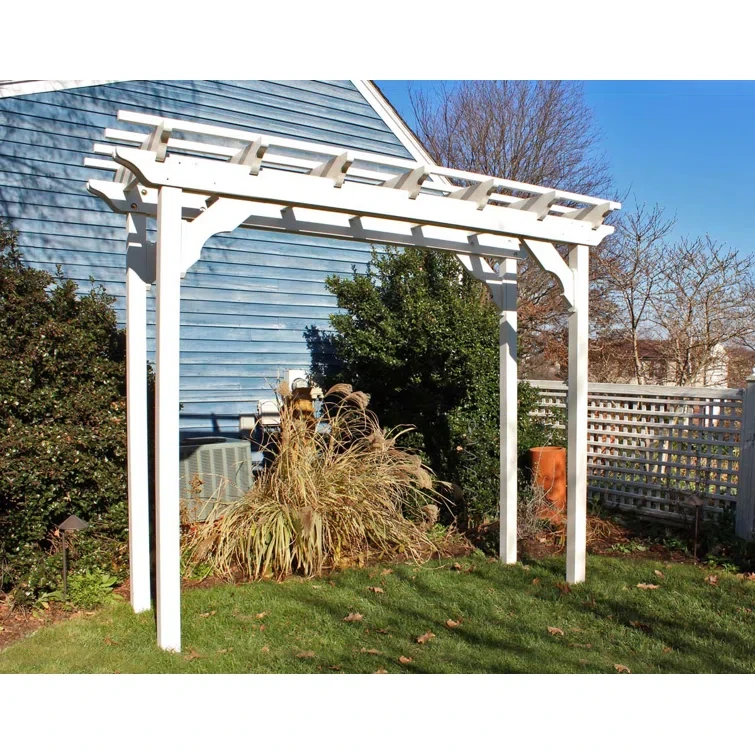 8 ft. W x 3 ft. D Tignall Solid Wood Pergola