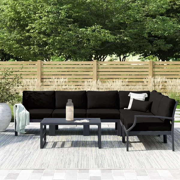 Analyssia 5 - Person Outdoor Seating Group with Cushions