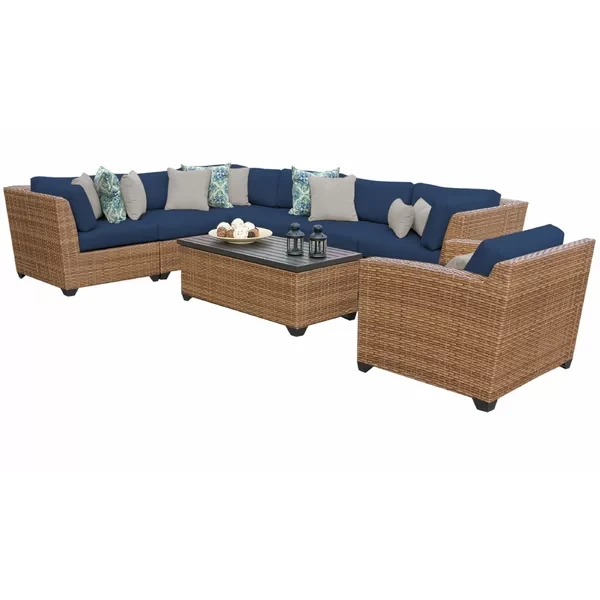 Ambroselli 6 - Person Outdoor Seating Group with Cushions