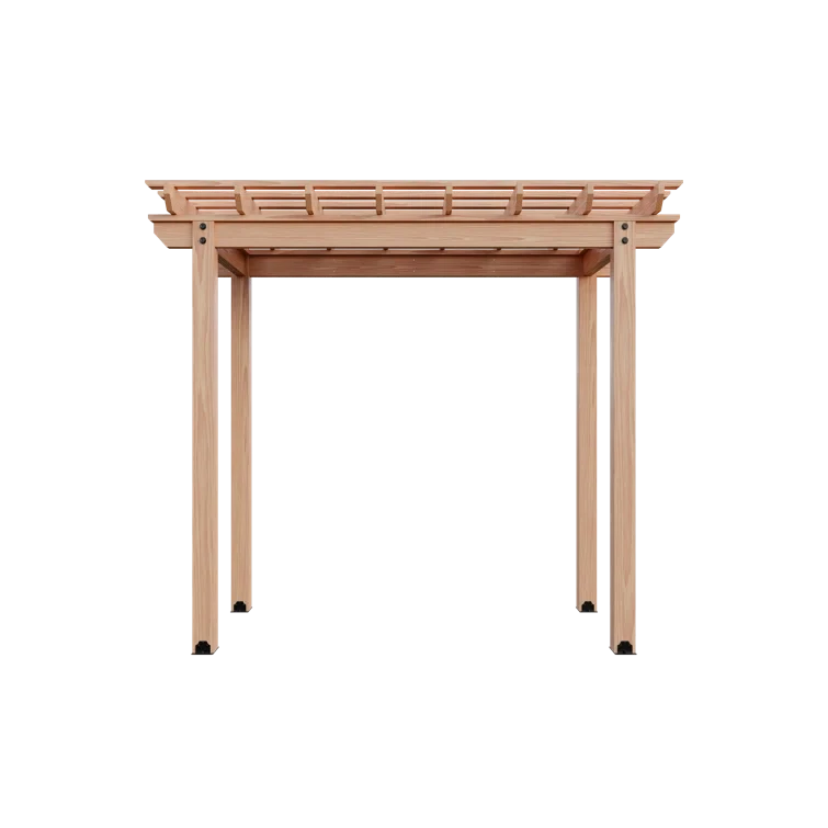 6 Ft. W x 10Ft. D Solid Wood Pergola