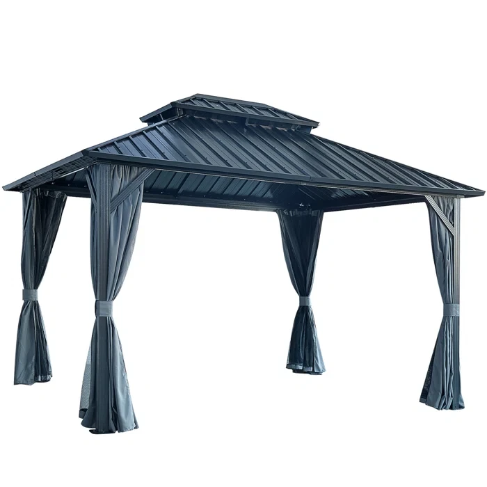 Aluminum Patio Gazebo Gazebo 12 ft x 12 ft