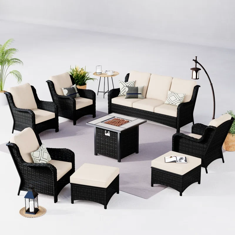 7 - Person Seating Group with Cushions