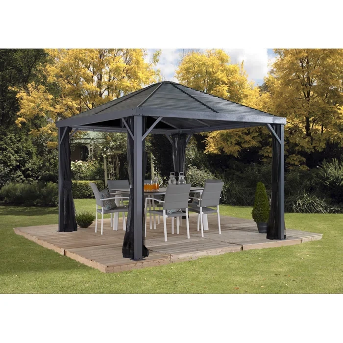 Elisia Sanibel II Gazebo 108.27" H x 117.32" W x 117.32" D