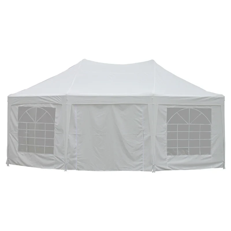 Heavy Duty 20 Ft. W x 14 Ft. D Steel Canopy Party Tent Canopy