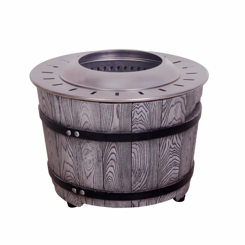 Haku 15'' H x 20.5'' W Wood Burning Outdoor Fire Pit