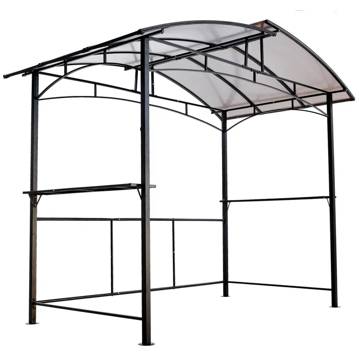 9 Ft. W x 5 Ft. D Metal Grill Gazebo